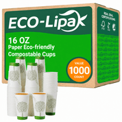 Paper Eco-friendly Compostable Cups｜Leak-Resistant, BPA-Free - ECO-Lipak