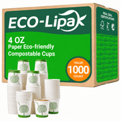 Paper Eco-friendly Compostable Cups｜Leak-Resistant, BPA-Free - ECO-Lipak