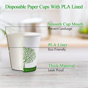 Paper Eco - friendly Compostable Cups｜Leak - Resistant, BPA - Free - ECOlipak
