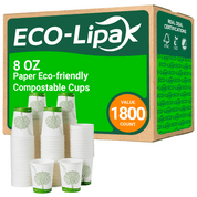 Paper Eco - friendly Compostable Cups｜Leak - Resistant, BPA - Free - ECOlipak