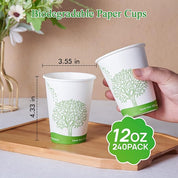 Paper Eco - friendly Compostable Cups｜Leak - Resistant, BPA - Free - ECOlipak