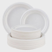 Compostable 7in&9in Sugarcane Plates