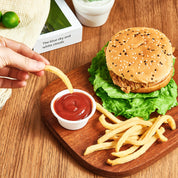 Round Leak - Resistant Sugarcane Compostable Souffle Cups｜BPI Certified, BPA - Free - ECOlipak