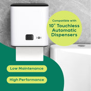 TAD Paper Towels 10inch x 800 Sheets, 6 Rolls | Commercial Automatic Dispenser Towels - ECO-Lipak