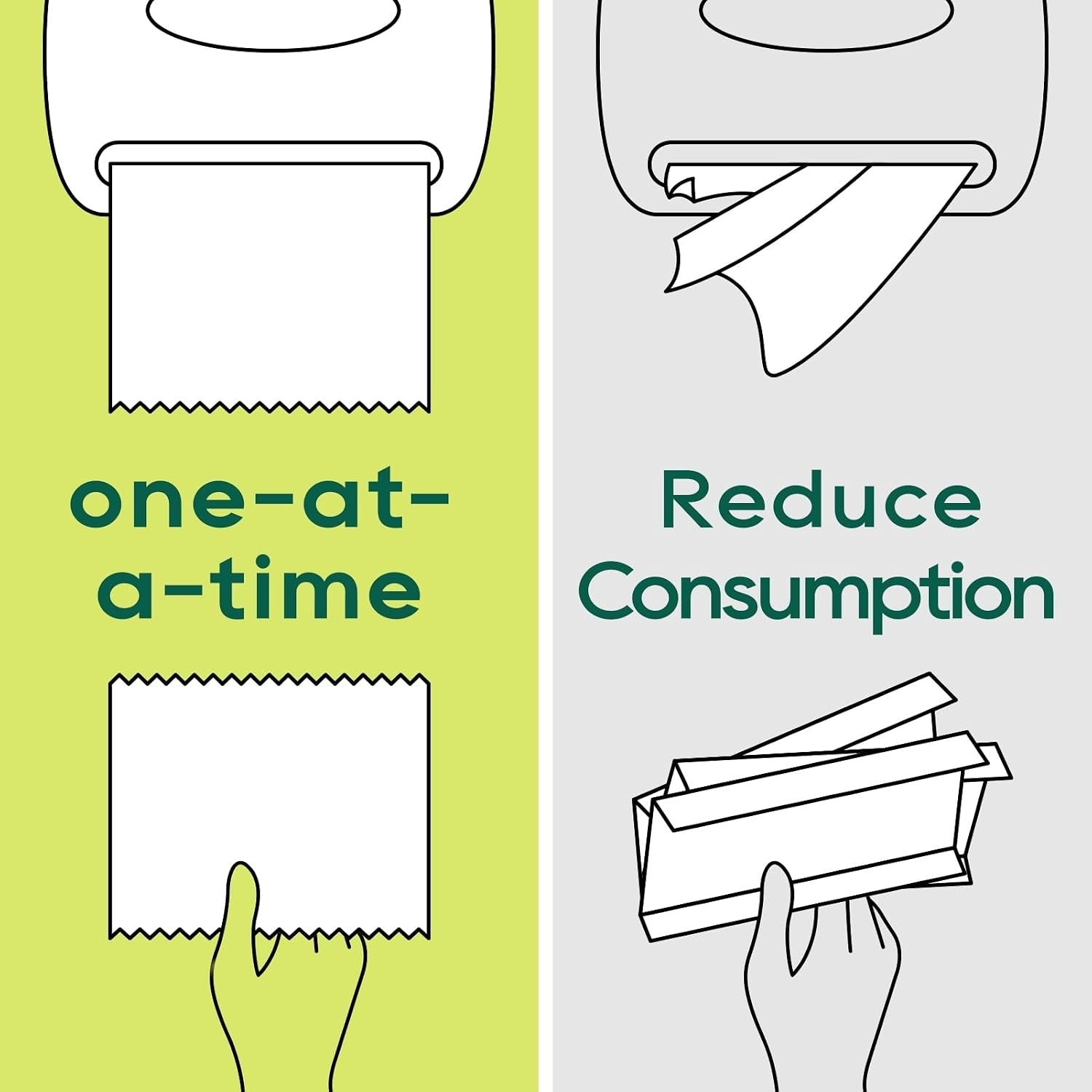 TAD Paper Towels 10inch x 800 Sheets, 6 Rolls | Commercial Automatic Dispenser Towels - ECO-Lipak