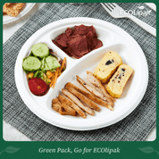 White All-in-One Food & Drink Serving Set for Catering & Gatherings - ECO-Lipak