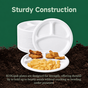 White All-in-One Food & Drink Serving Set for Catering & Gatherings - ECO-Lipak